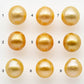 11-12mm South Sea Pearl, Gold Drop Single Piece Nondrilled with High Luster and Blemishes for Jewelry Making, SKU # 1997GS