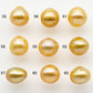 11-12mm South Sea Pearl, Gold Drop Single Piece Nondrilled with High Luster and Blemishes for Jewelry Making, SKU # 1997GS