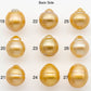 14-15mm South Sea Pearl, Gold Drop Single Piece Nondrilled with High Luster and Minor Blemishes for Jewelry Making, SKU # 2310GS