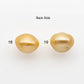 15-16mm South Sea Pearl, Gold Drop Single Piece Nondrilled with High Luster and Minor Blemishes for Jewelry Making, SKU # 2312GS