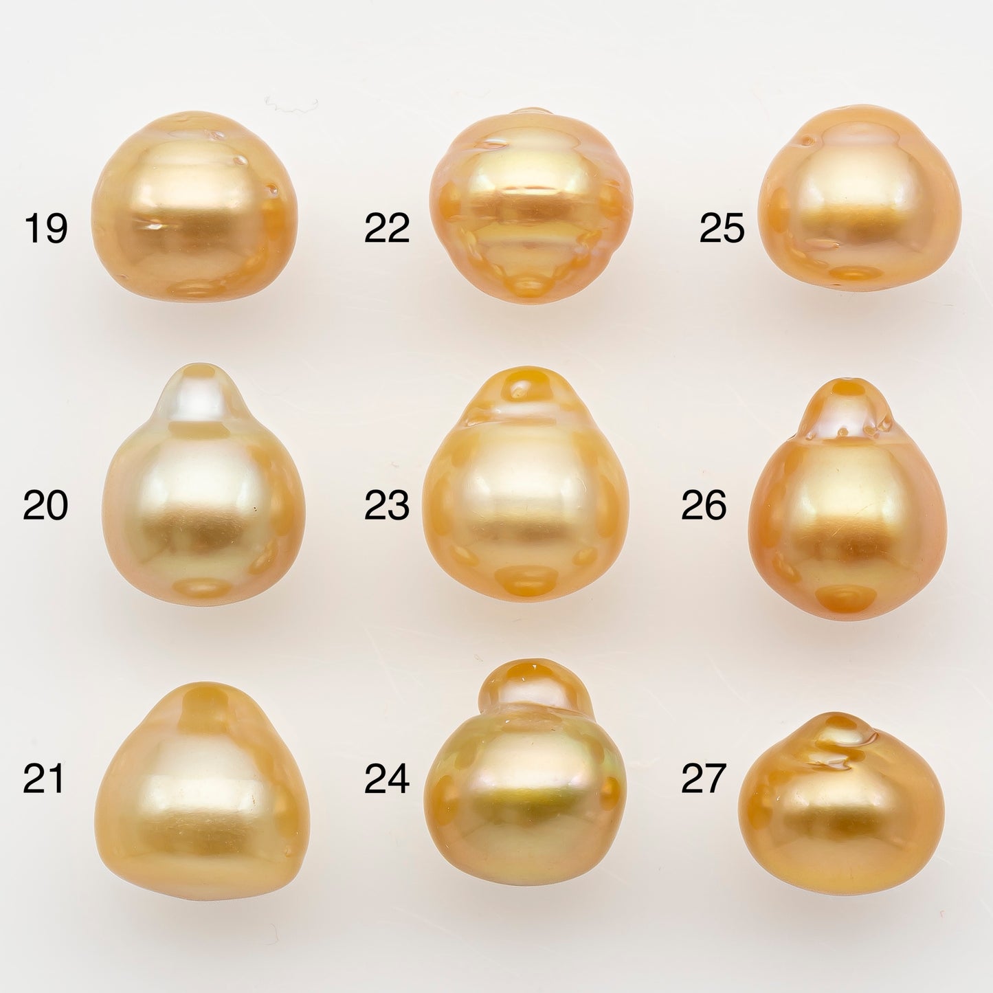10-11mm South Sea Pearl in Natural Color with High Luster, Button Loose Pearl, Undrilled for Jewelry Making, SKU # 3165GS