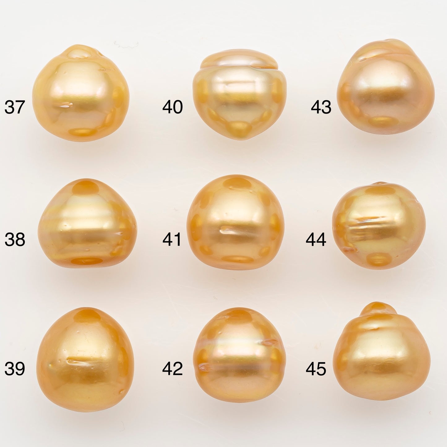 10-11mm South Sea Pearl in Natural Color with High Luster, Button Loose Pearl, Undrilled for Jewelry Making, SKU # 3165GS