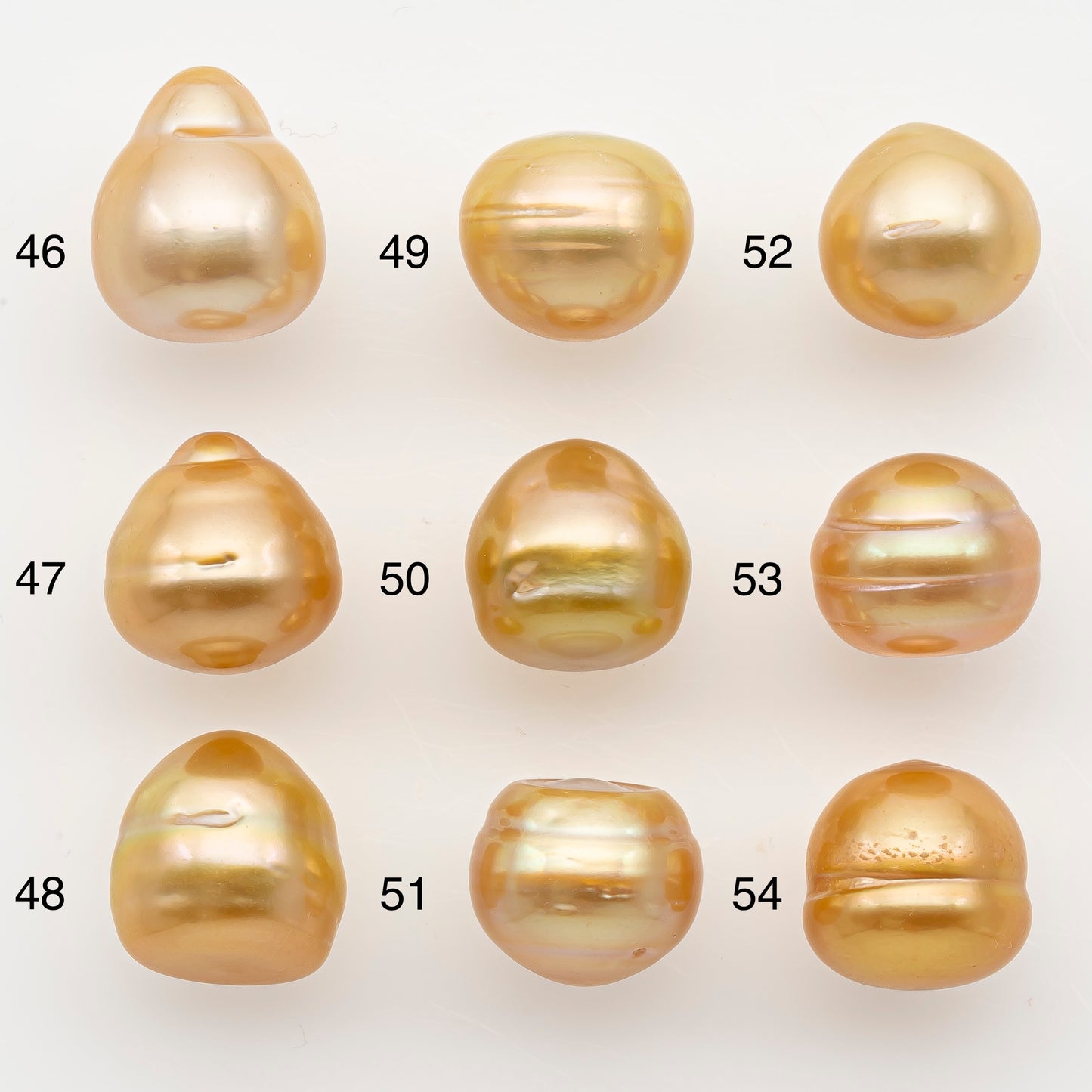 10-11mm South Sea Pearl in Natural Color with High Luster, Button Loose Pearl, Undrilled for Jewelry Making, SKU # 3165GS
