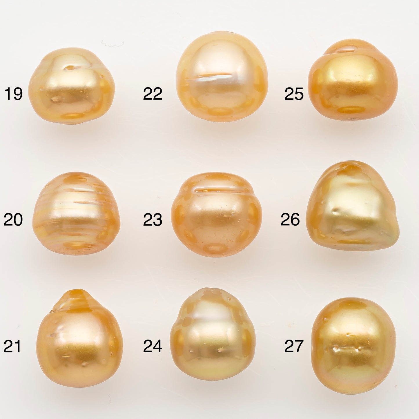 10-11mm South Sea Pearl in Natural Color with High Luster, Button Loose Pearl, Undrilled for Jewelry Making, SKU # 3166GS