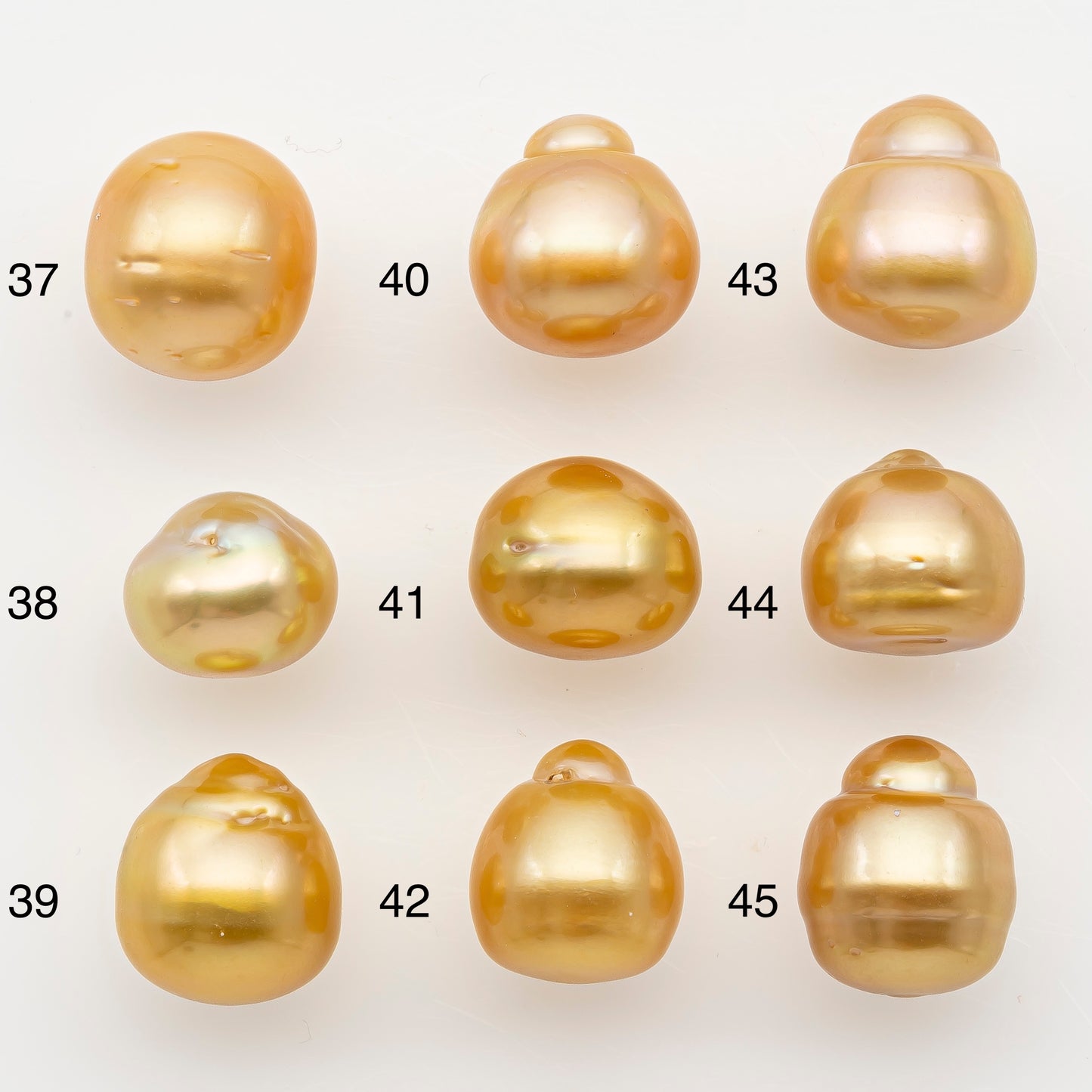 10-11mm South Sea Pearl in Natural Color with High Luster, Button Loose Pearl, Undrilled for Jewelry Making, SKU # 3166GS