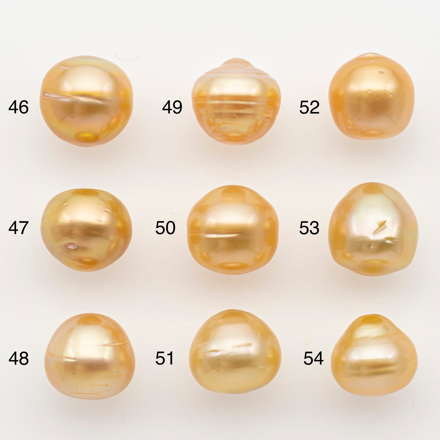 10-11mm South Sea Pearl in Natural Color with High Luster, Button Loose Pearl, Undrilled for Jewelry Making, SKU # 3166GS