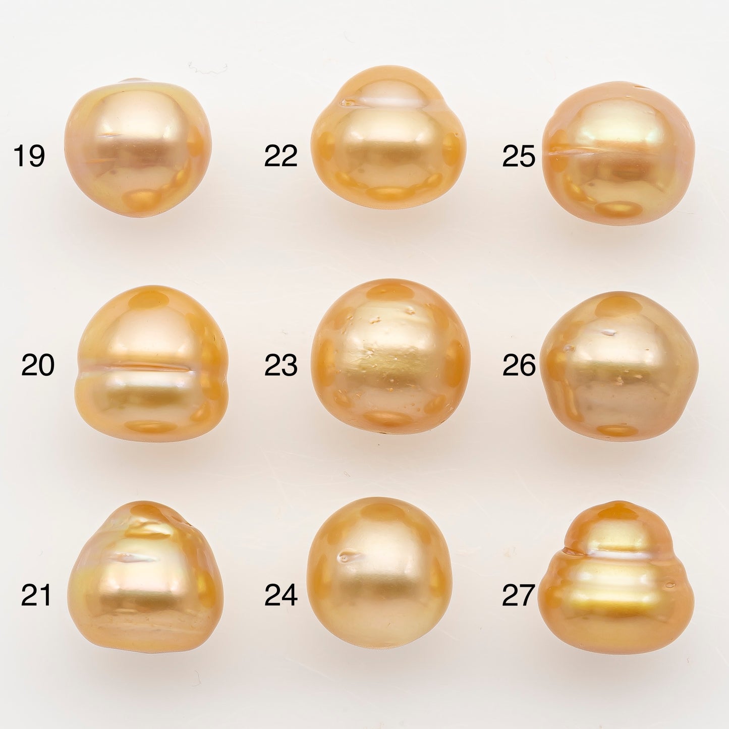 10-11mm South Sea Pearl in Natural Color with High Luster, Button Loose Pearl, Undrilled for Jewelry Making, SKU # 3167GS