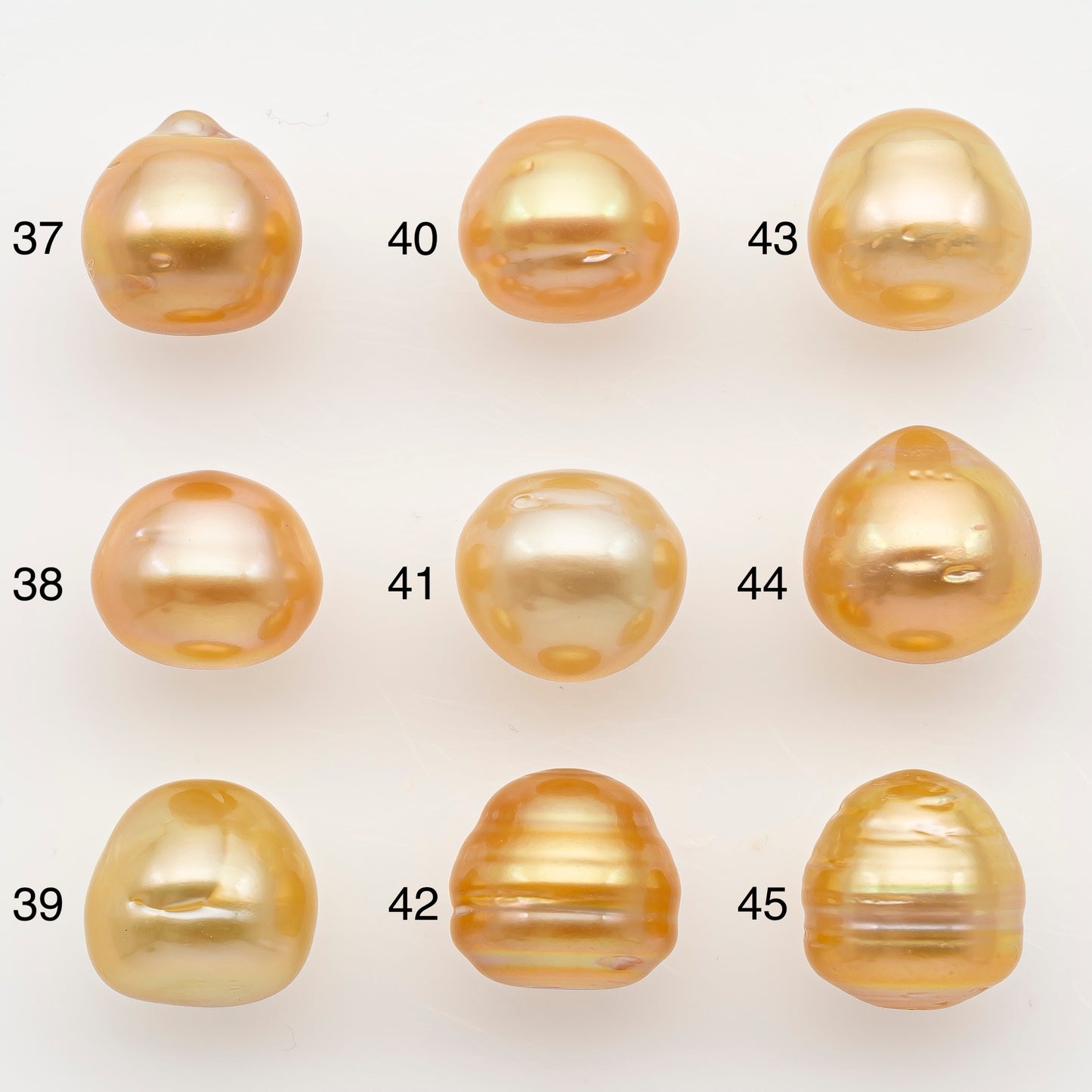 10-11mm South Sea Pearl in Natural Color with High Luster, Button Loose Pearl, Undrilled for Jewelry Making, SKU # 3167GS