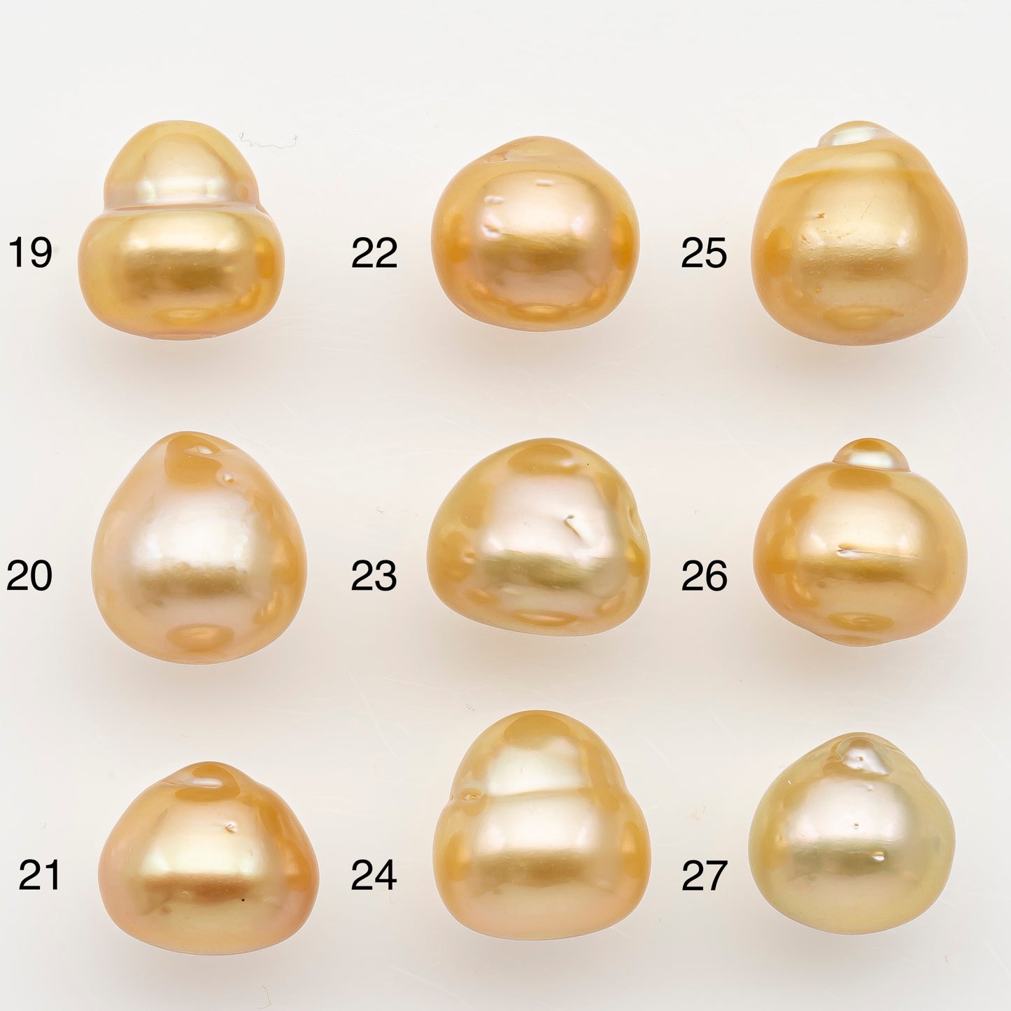 10-11mm South Sea Pearl in Natural Color with High Luster, Button Loose Pearl, Undrilled for Jewelry Making, SKU # 3168GS