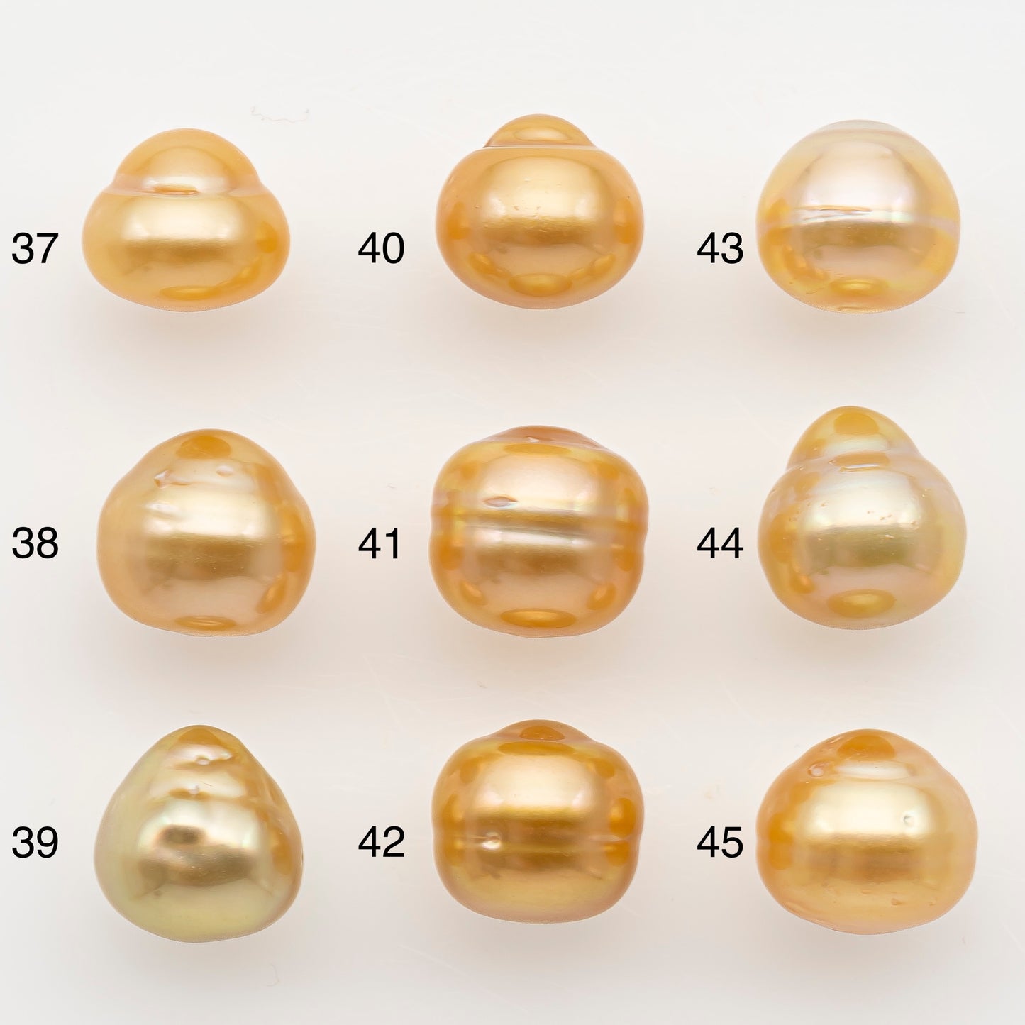 10-11mm South Sea Pearl in Natural Color with High Luster, Button Loose Pearl, Undrilled for Jewelry Making, SKU # 3168GS