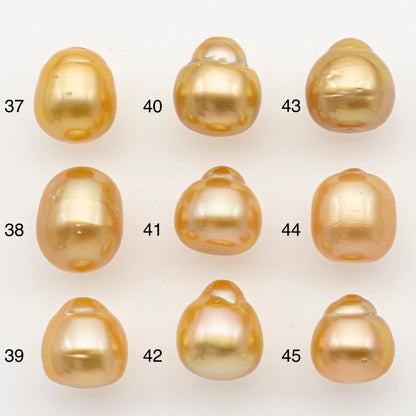 10-11mm South Sea Pearl in Natural Color with High Luster, Button Loose Pearl, Undrilled for Jewelry Making, SKU # 3169GS