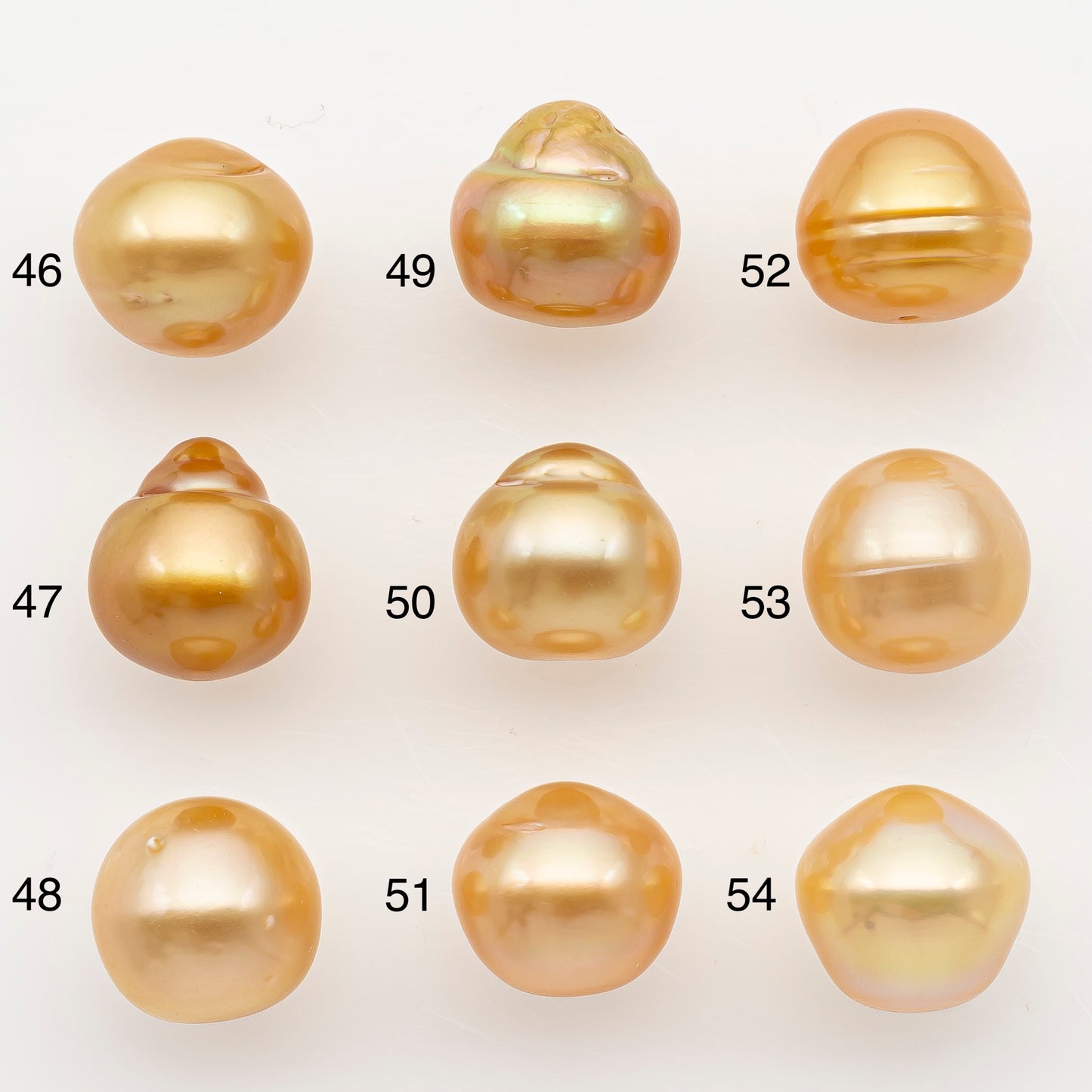 10-11mm South Sea Pearl in Natural Color with High Luster, Button Loose Pearl, Undrilled for Jewelry Making, SKU # 3169GS