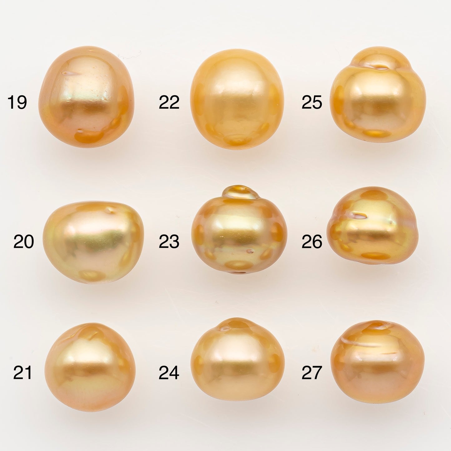 10-11mm South Sea Pearl in Natural Color with High Luster, ButtonLoose Pearl, Undrilled for Jewelry Making, SKU # 3170GS