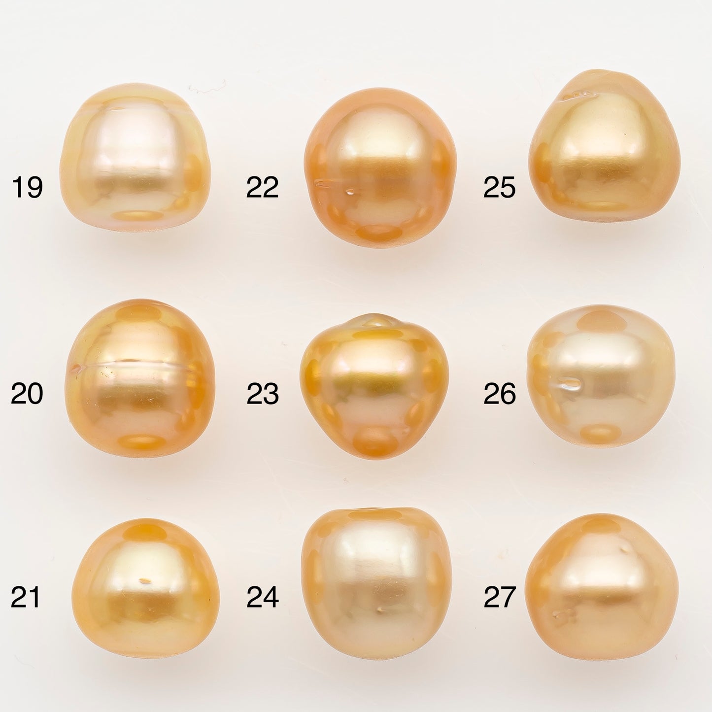 10-11mm South Sea Pearl in Natural Color with High Luster, Button Loose Pearl, Undrilled for Jewelry Making, SKU # 3171GS