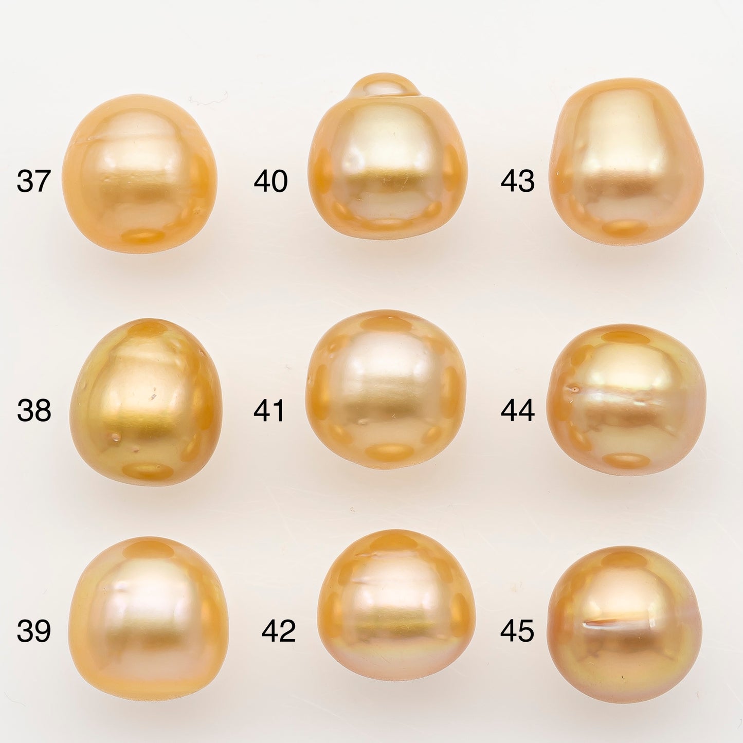 10-11mm South Sea Pearl in Natural Color with High Luster, Button Loose Pearl, Undrilled for Jewelry Making, SKU # 3171GS