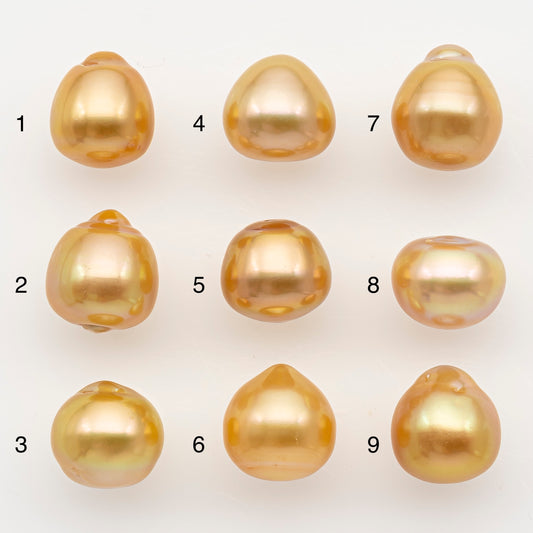 10-11mm South Sea Pearl in Natural Color with High Luster, Button  Loose Pearl, Undrilled for Jewelry Making, SKU # 3172GS