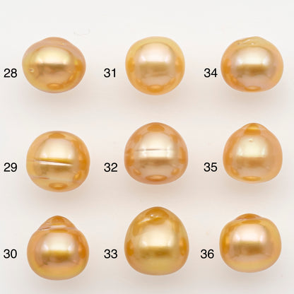 10-11mm South Sea Pearl in Natural Color with High Luster, Button  Loose Pearl, Undrilled for Jewelry Making, SKU # 3172GS