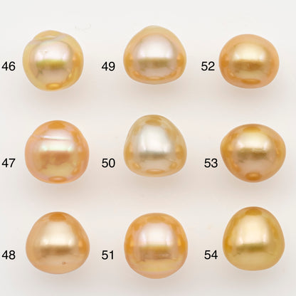 10-11mm South Sea Pearl in Natural Color with High Luster, Button  Loose Pearl, Undrilled for Jewelry Making, SKU # 3172GS