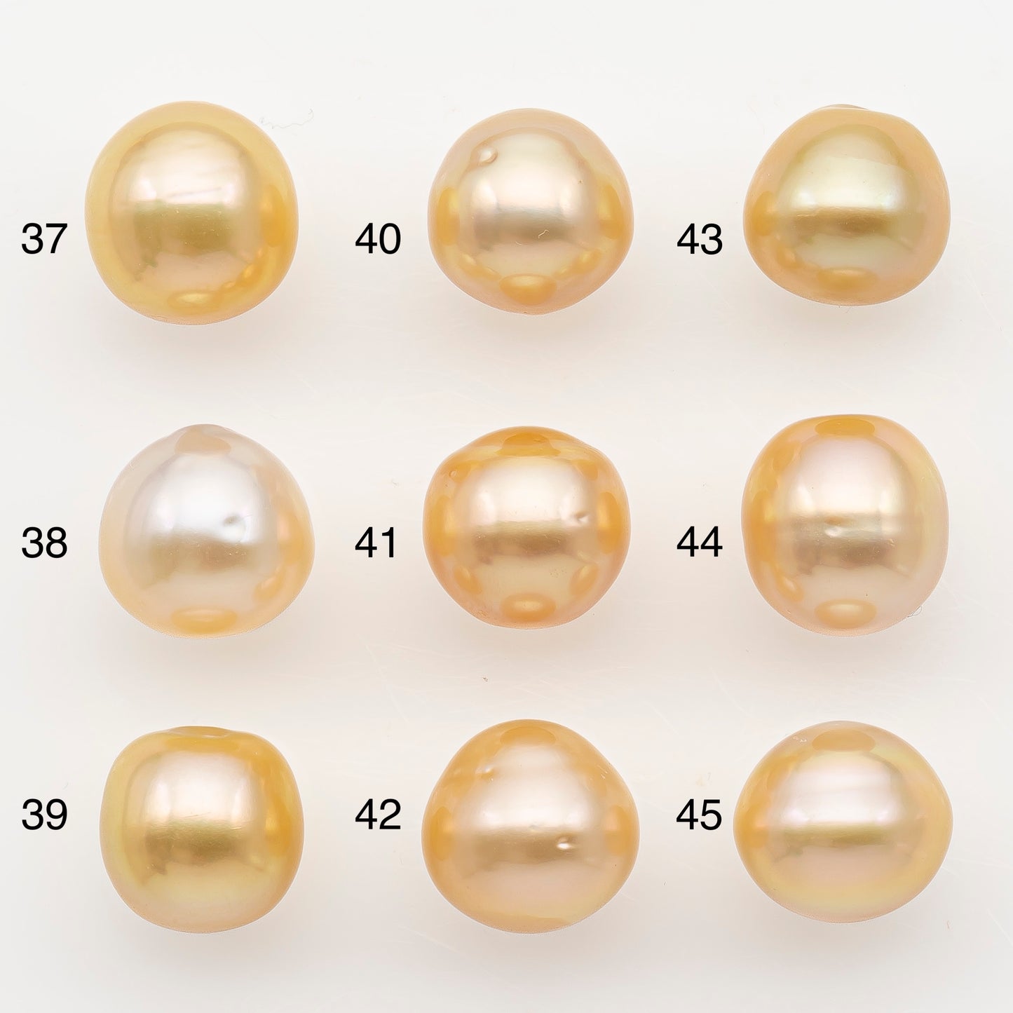 10-11mm South Sea Pearl in Natural Color with High Luster, Button Loose Pearl, Undrilled for Jewelry Making, SKU # 3173GS