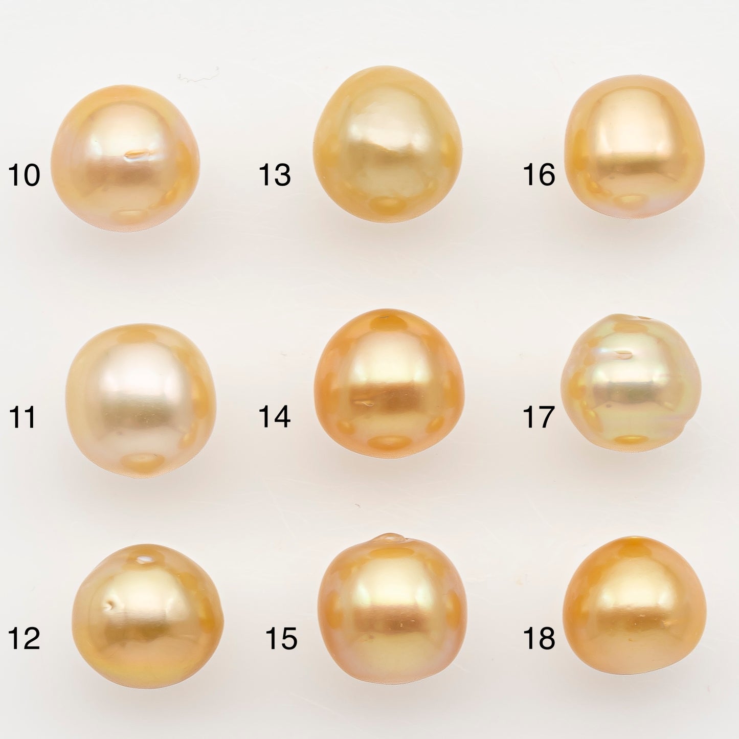 9-10mm South Sea Pearl in Natural Color with High Luster, Button Loose Pearl, Undrilled for Jewelry Making, SKU # 3174GS