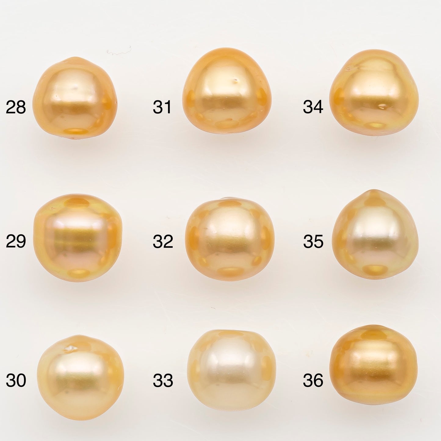 9-10mm South Sea Pearl in Natural Color with High Luster, Button Loose Pearl, Undrilled for Jewelry Making, SKU # 3174GS