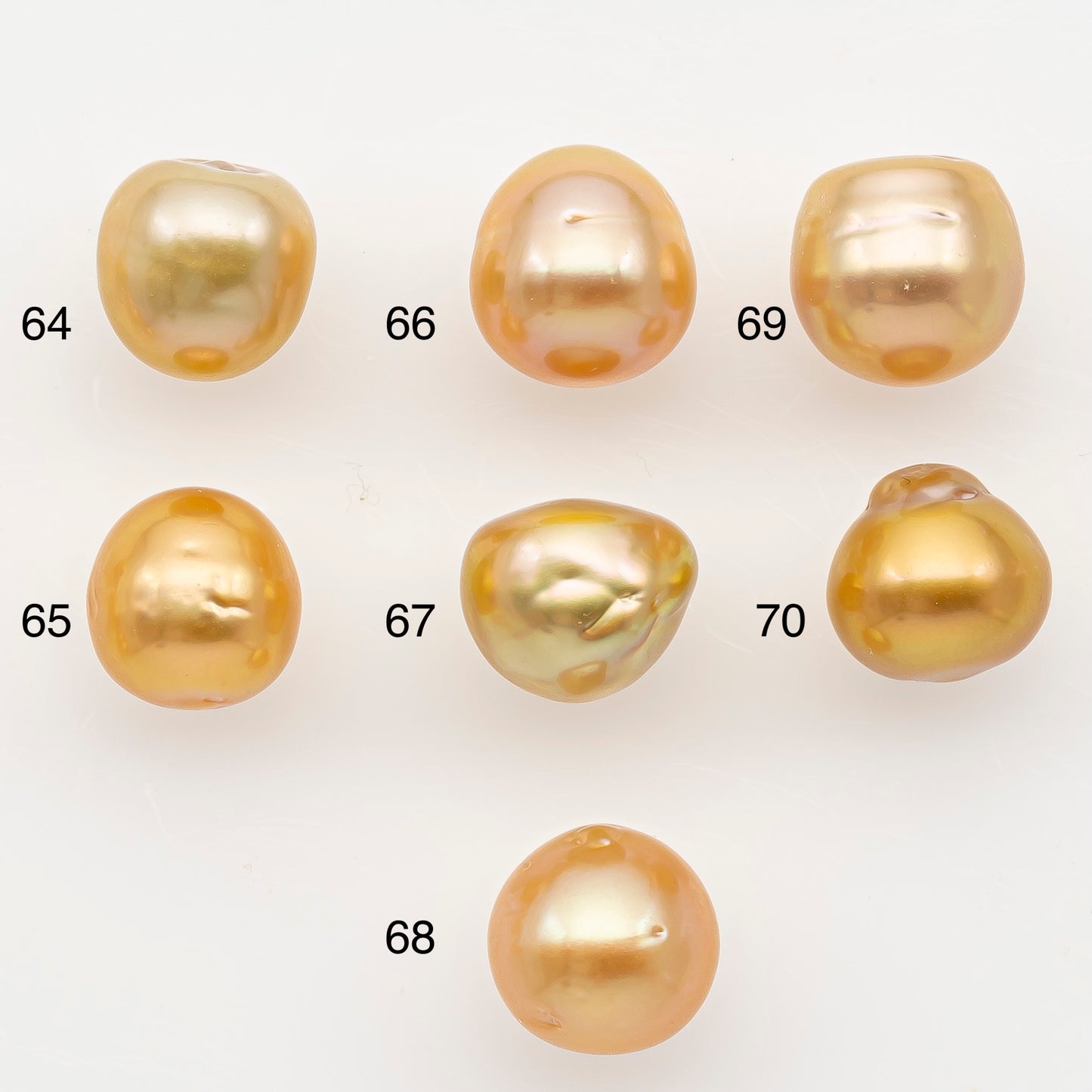 9-10mm South Sea Pearl in Natural Color with High Luster, Button Loose Pearl, Undrilled for Jewelry Making, SKU # 3174GS