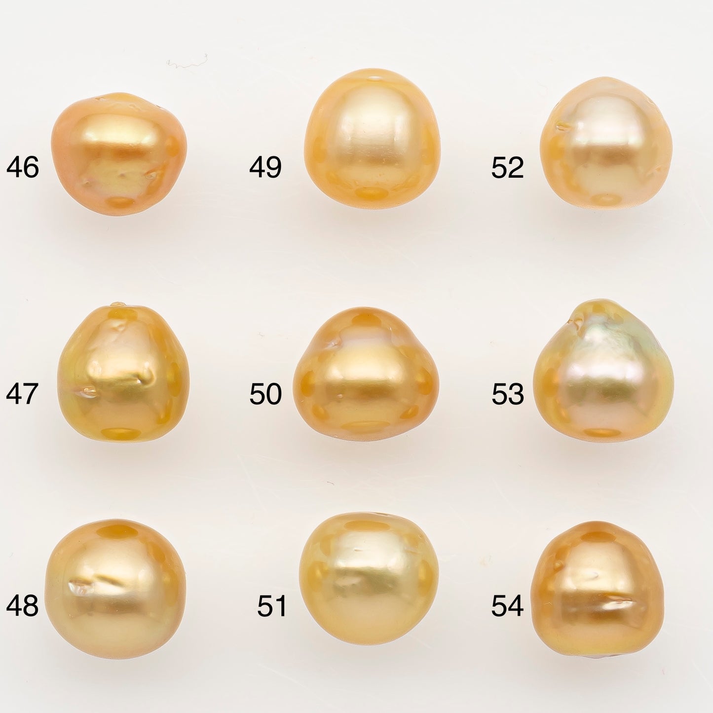 9-10mm South Sea Pearl in Natural Color with High Luster, Button Loose Pearl, Undrilled for Jewelry Making, SKU # 3175GS