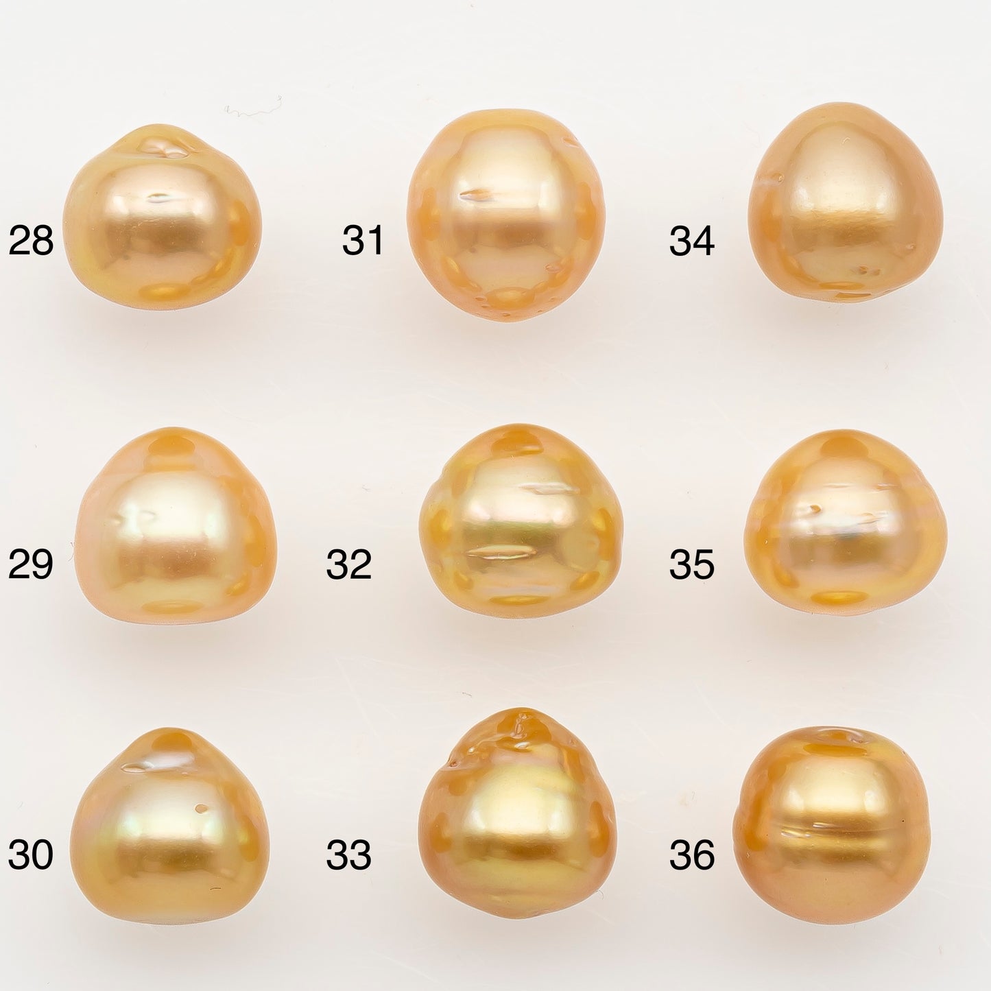 9-10mm South Sea Pearl in Natural Color with High Luster, Button Loose Pearl, Undrilled for Jewelry Making, SKU # 3176GS