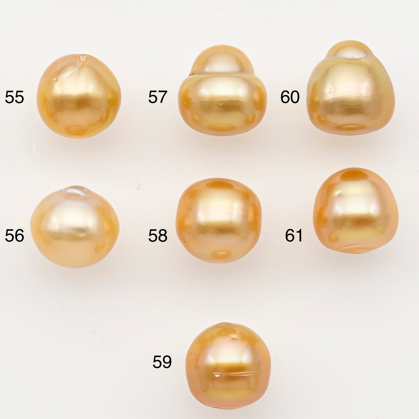 9-10mm South Sea Pearl in Natural Color with High Luster, Button Loose Pearl, Undrilled for Jewelry Making, SKU # 3176GS