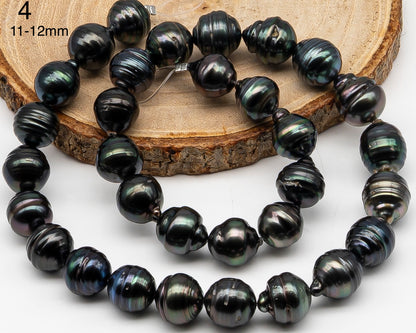 8-14mm Tahitian Pearl Full Strand with Blemishes, Natural Colors, SKU # 3364TH