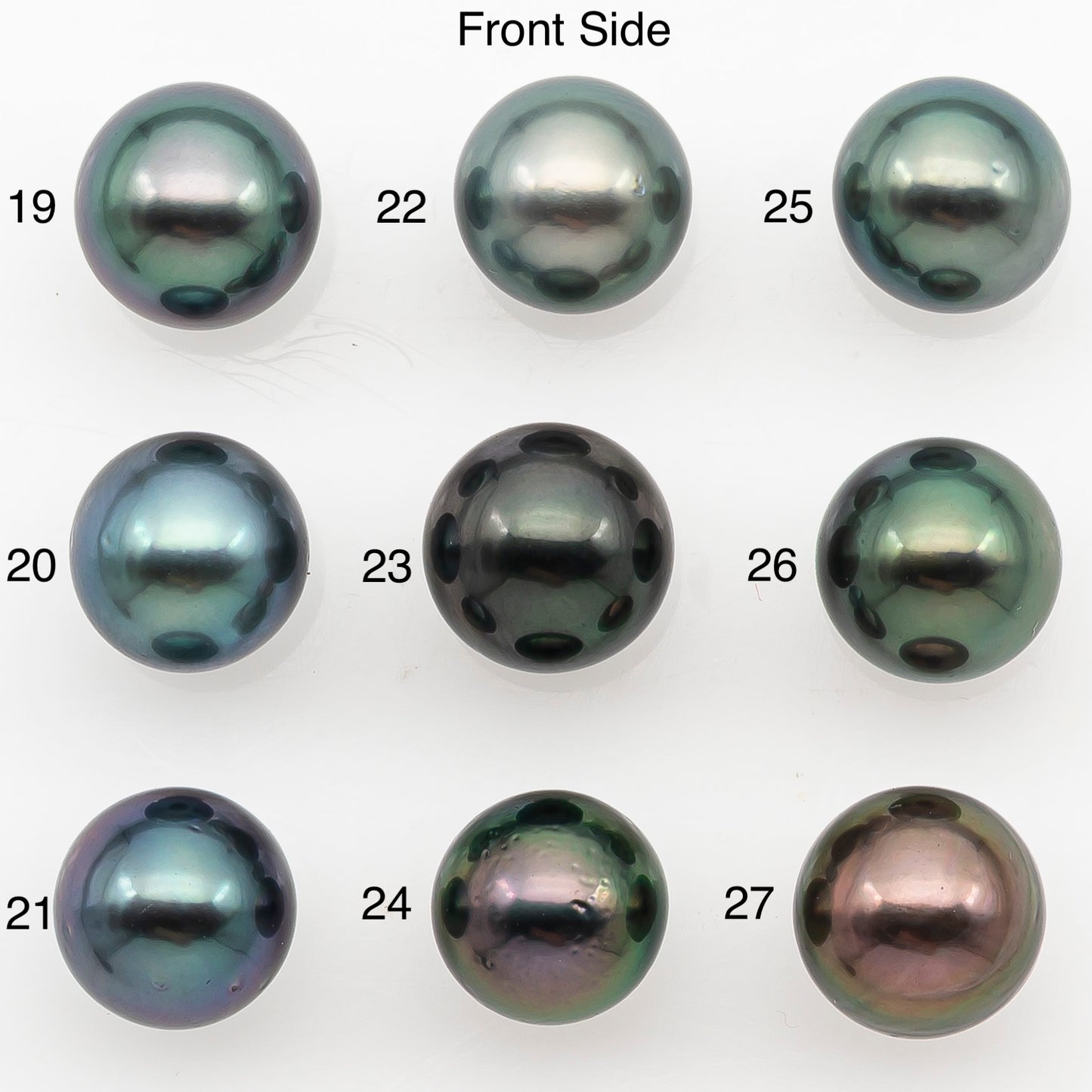 8-9mm Tahitian Pearl with High Luster and Natural Color with Minor Blemishes,, Loose Undrilled for Jewelry Making, SKU # 3371H