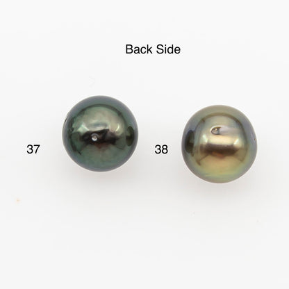 8-9mm Tahitian Pearl with High Luster and Natural Color with Minor Blemishes,, Loose Undrilled for Jewelry Making, SKU # 3371H