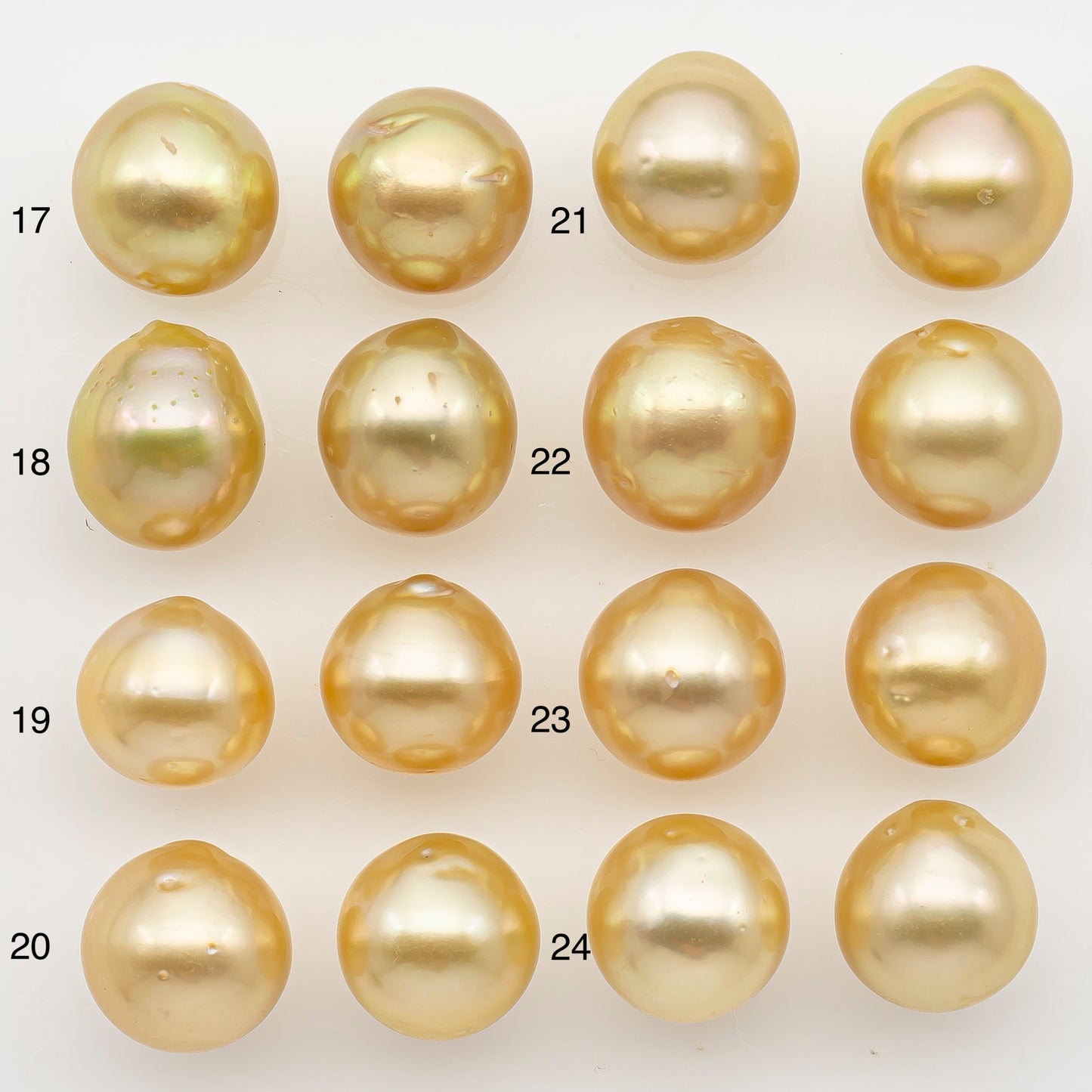 10-11mm Matched Pair South Sea Pearl, Undrilled with Natural Color and Minor Blemishes for Jewelry Making, SKU # 3375GS