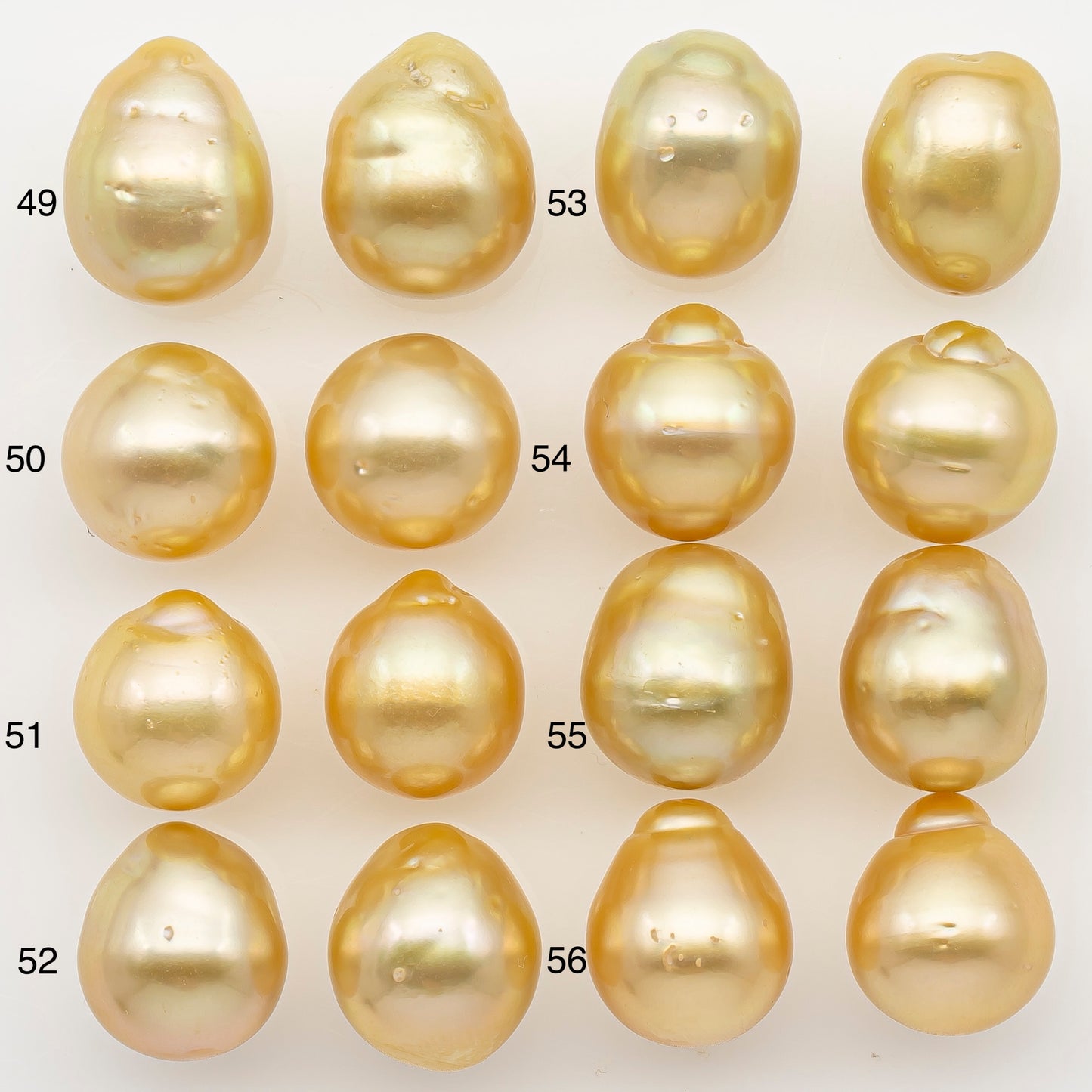 10-11mm Matched Pair South Sea Pearl, Undrilled with Natural Color and Minor Blemishes for Jewelry Making, SKU # 3375GS