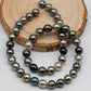 1st strand of Tahitian Pearl Multi color Near Round.