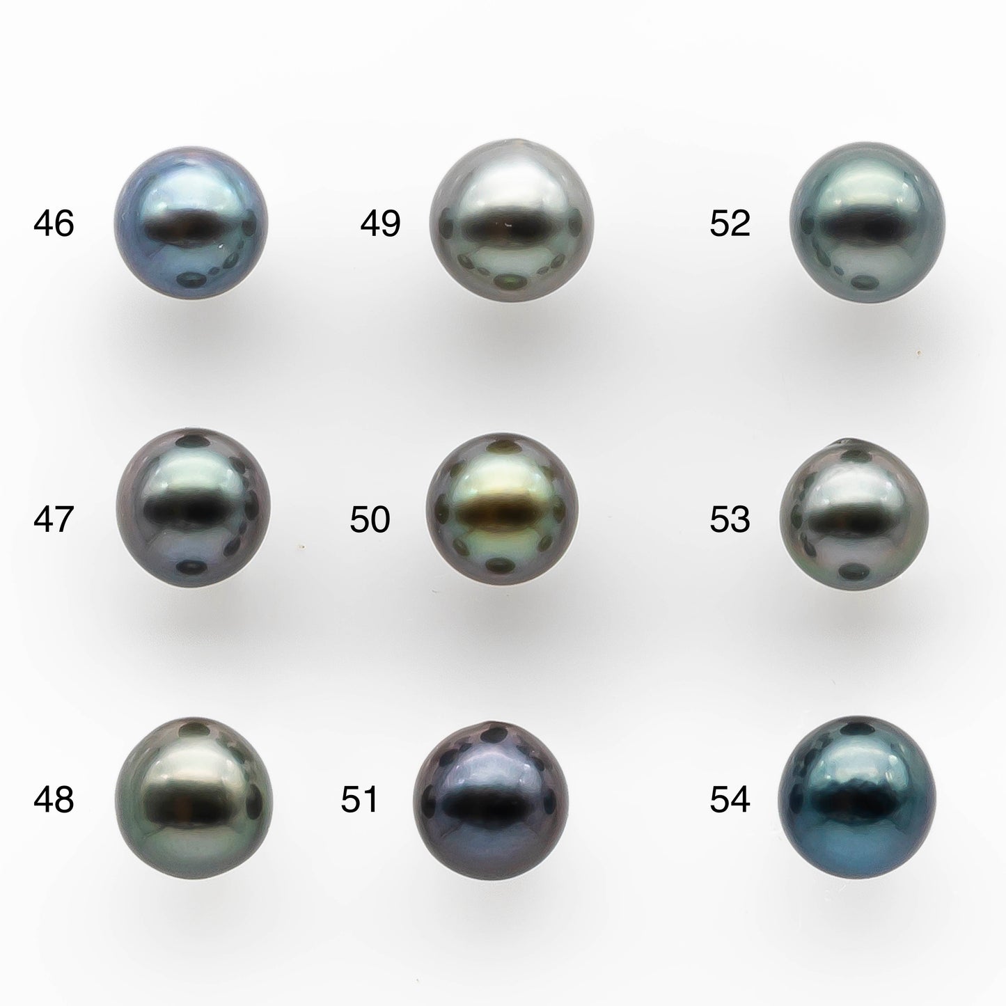 8-9mm High Quality Tahitian Pearl in Natural Color and Very Nice Luster, Single Piece Loose Undrilled for Making Jewelry SKU # 2042TH