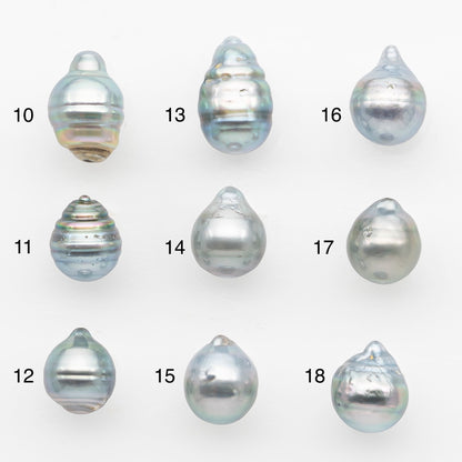 9-10mm Tahitian Pearl, Loose Undrilled with High Luster and Blemishes for Jewelry Making, SKU # 2956TH