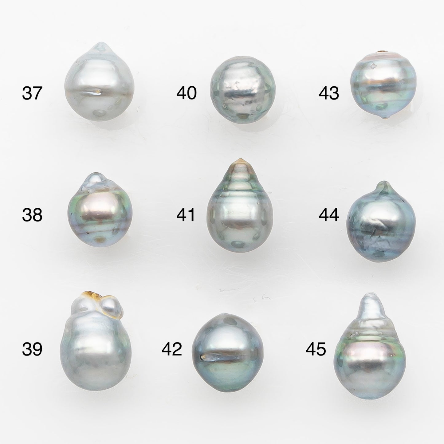 9-10mm Tahitian Pearl, Loose Undrilled with High Luster and Blemishes for Jewelry Making, SKU # 2956TH