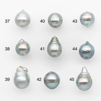 9-10mm Tahitian Pearl, Loose Undrilled with High Luster and Blemishes for Jewelry Making, SKU # 2956TH