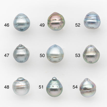 9-10mm Tahitian Pearl, Loose Undrilled with High Luster and Blemishes for Jewelry Making, SKU # 2956TH