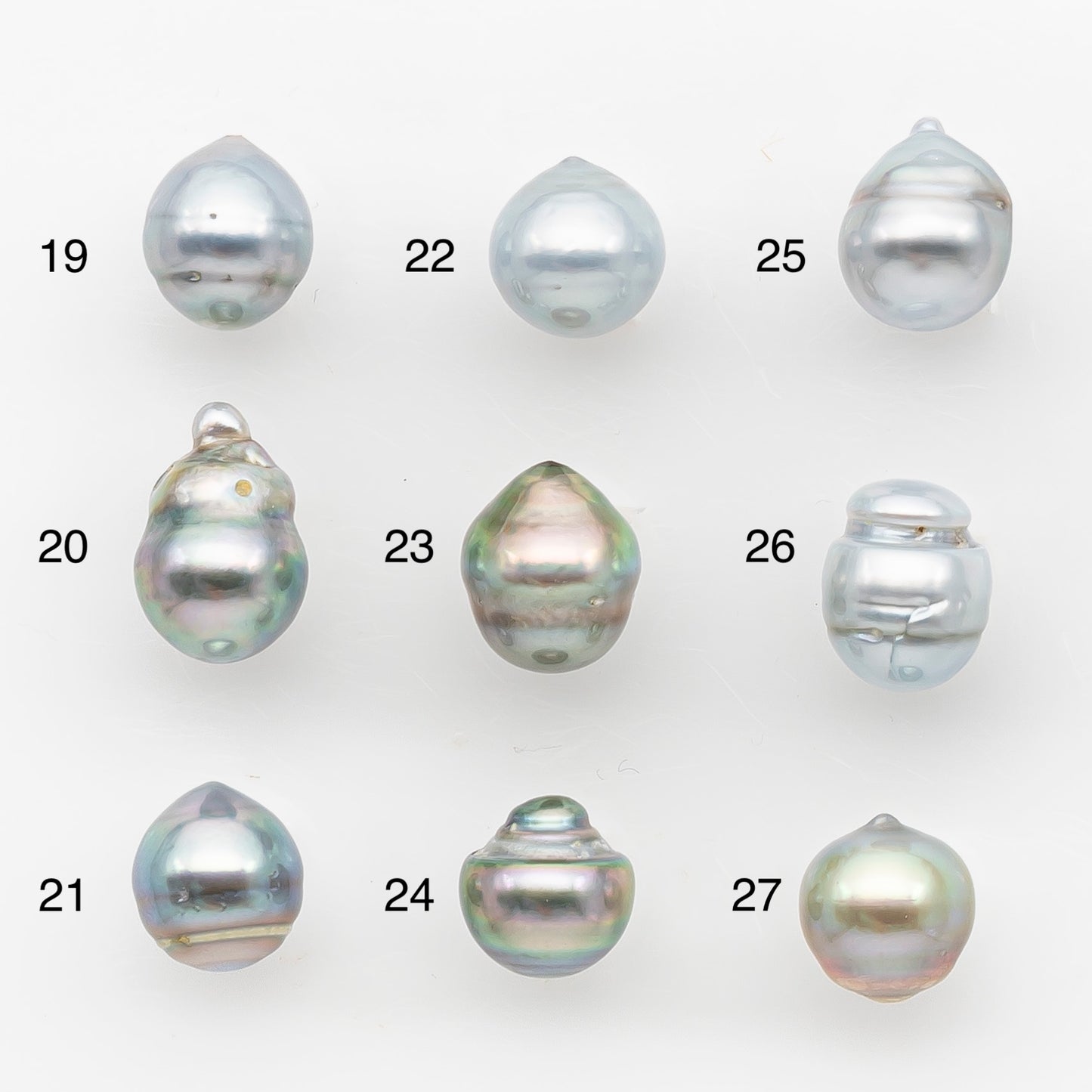 9-10mm Tahitian Pearl, Loose Undrilled with High Luster and Blemishes for Jewelry Making, SKU # 2957TH