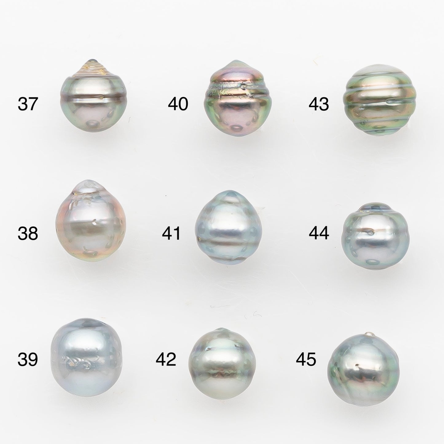 9-10mm Tahitian Pearl, Loose Undrilled with High Luster and Blemishes for Jewelry Making, SKU # 2957TH