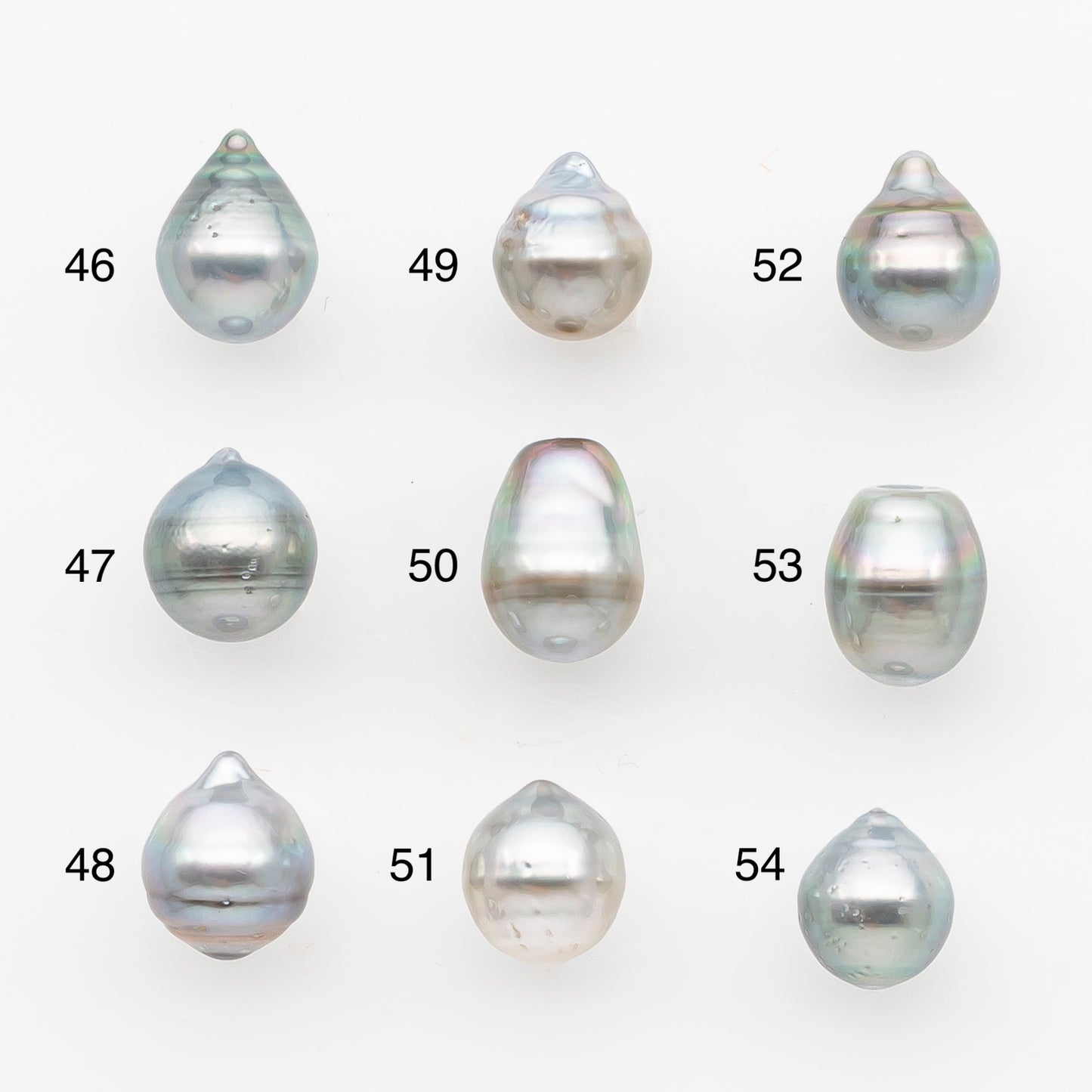 9-10mm Tahitian Pearl, Loose Undrilled with High Luster and Blemishes for Jewelry Making, SKU # 2957TH