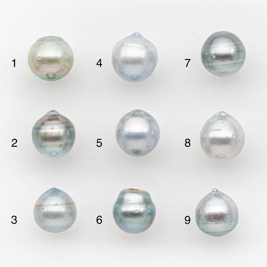 10-11mm Tahitian Pearl, Loose Undrilled with High Luster and Blemishes for Jewelry Making, SKU # 2958TH