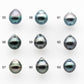 8-9mm Tahitian Pearl Drop with High Luster and Natural Color with Minor Blemishes, Loose Single Piece Undrilled, SKU # 2045TH