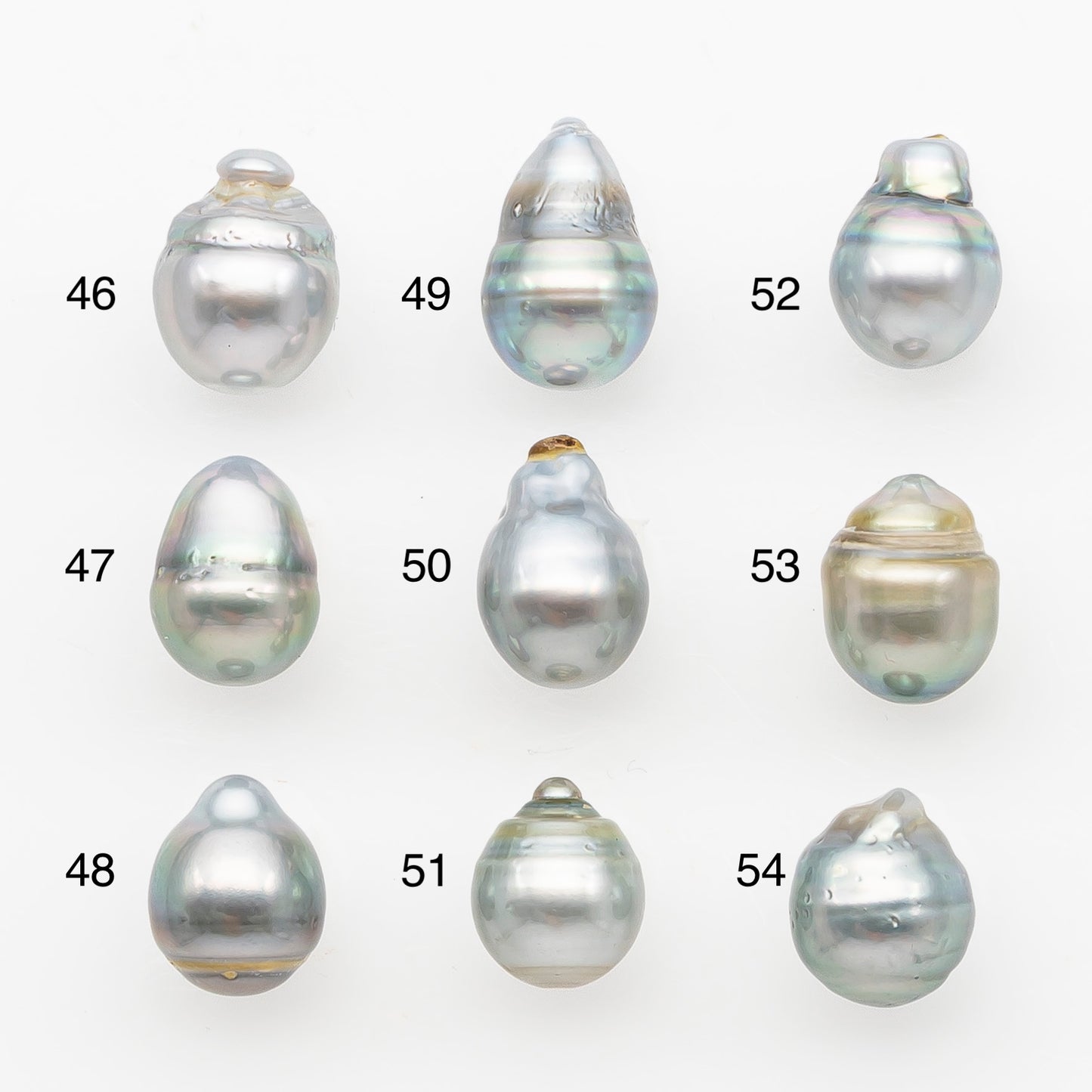 10-11mm Tahitian Pearl, Loose Undrilled with High Luster and Blemishes for Jewelry Making, SKU # 2958TH