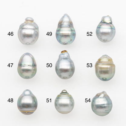 10-11mm Tahitian Pearl, Loose Undrilled with High Luster and Blemishes for Jewelry Making, SKU # 2958TH