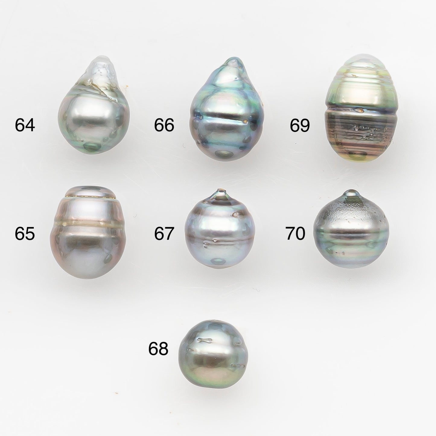 10-11mm Tahitian Pearl, Loose Undrilled with High Luster and Blemishes for Jewelry Making, SKU # 2958TH