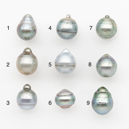 10-11mm Tahitian Pearl, Loose Undrilled with High Luster and Blemishes for Jewelry Making, SKU # 2959TH