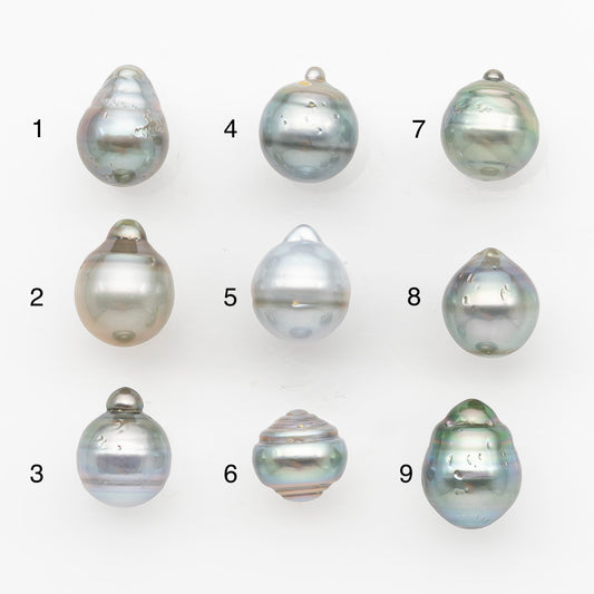 10-11mm Tahitian Pearl, Loose Undrilled with High Luster and Blemishes for Jewelry Making, SKU # 2959TH